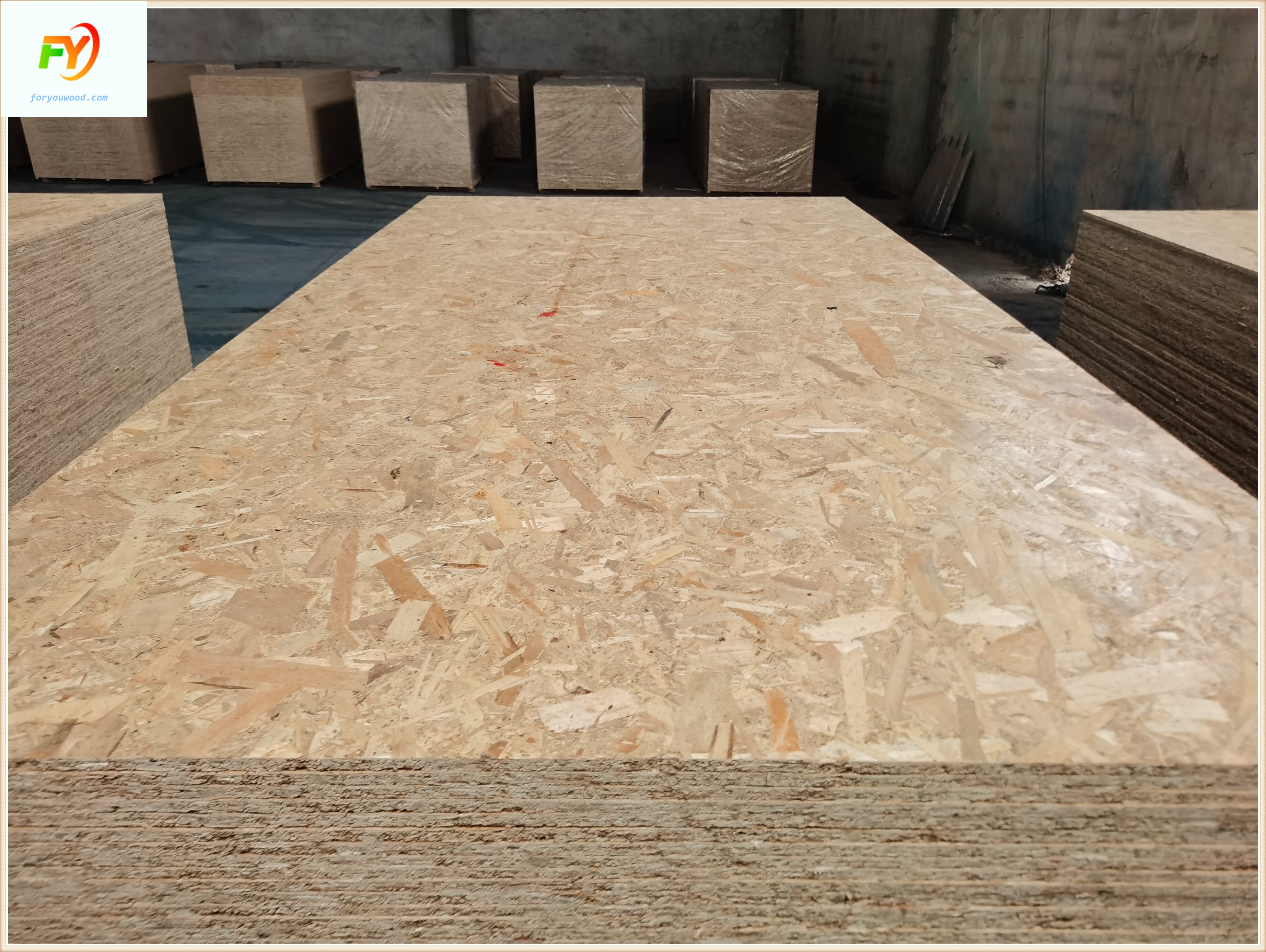 Waterproof OSB3 Oriented Strand Board Used for Construction 