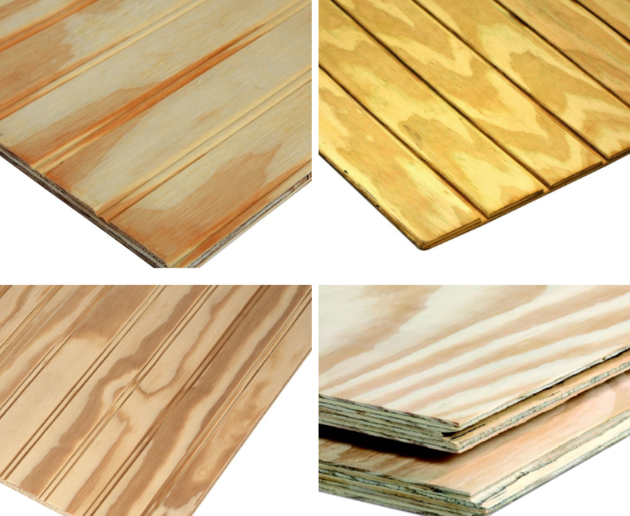 Pine Tongue and Groove Plywood, Slotted Plywood, Plywood Grooved Wall Panels