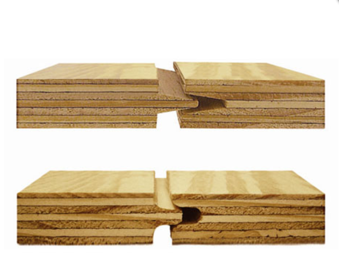 Pine Tongue and Groove Plywood, Slotted Plywood, Plywood Grooved Wall Panels(图3)