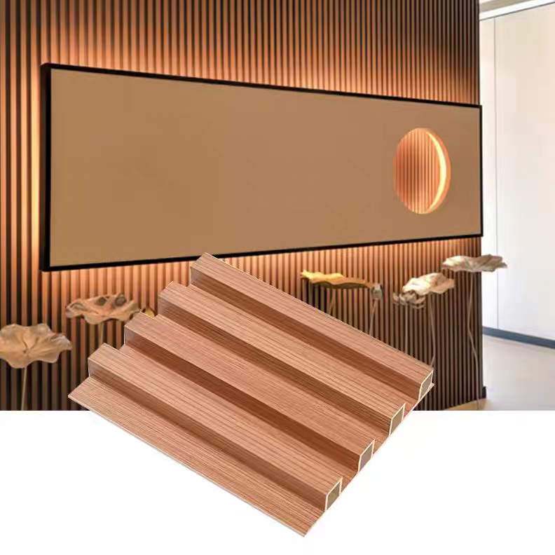 Interior Decorative Wood Plastic Composite PVC WPC 3D Wall Panels(图2) Interior Decorative Wood Plastic Composite PVC WPC 3D Wall Panels(图2)